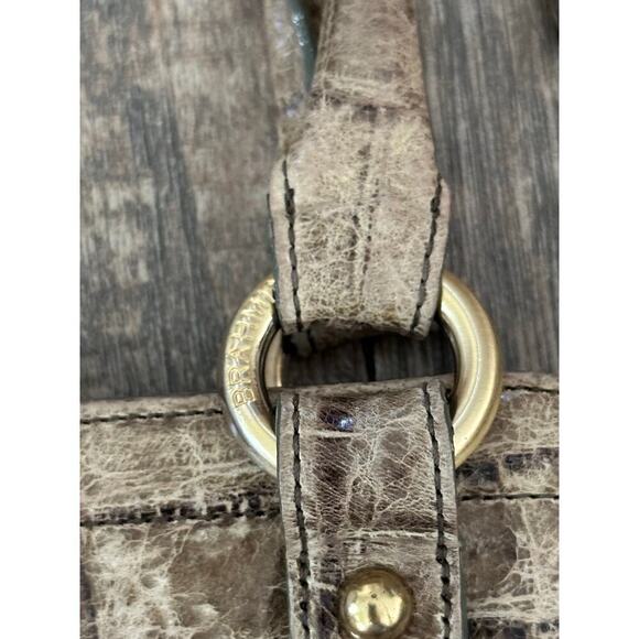 Brahmin Women's Adora Rose Antique Boulevard Distressed Leather Shoulder Handbag - Picture 9 of 13